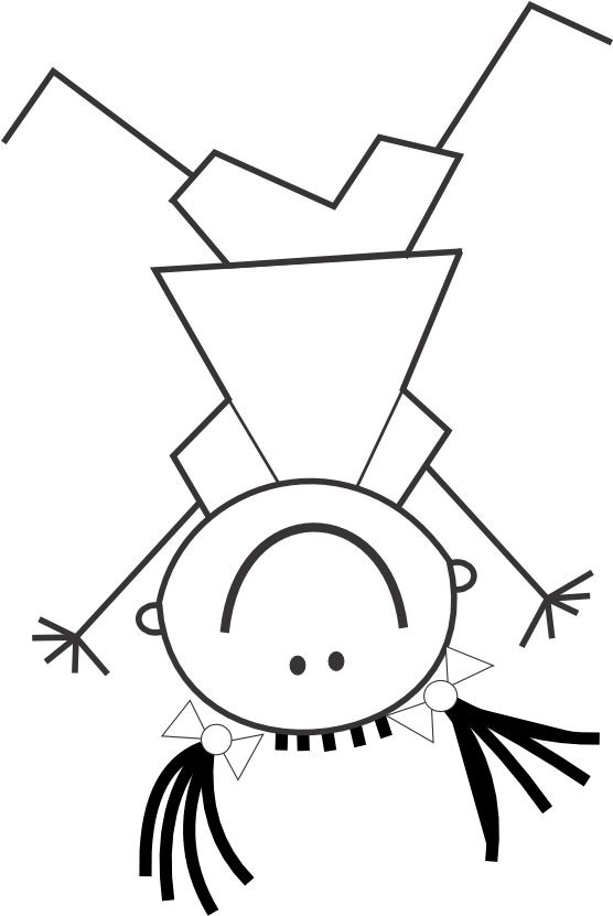 Clipartist Net Gustavorezende Kids Black White Line - Stick Figure Kids Clipart Png Transparent Png (556x831), Png Download