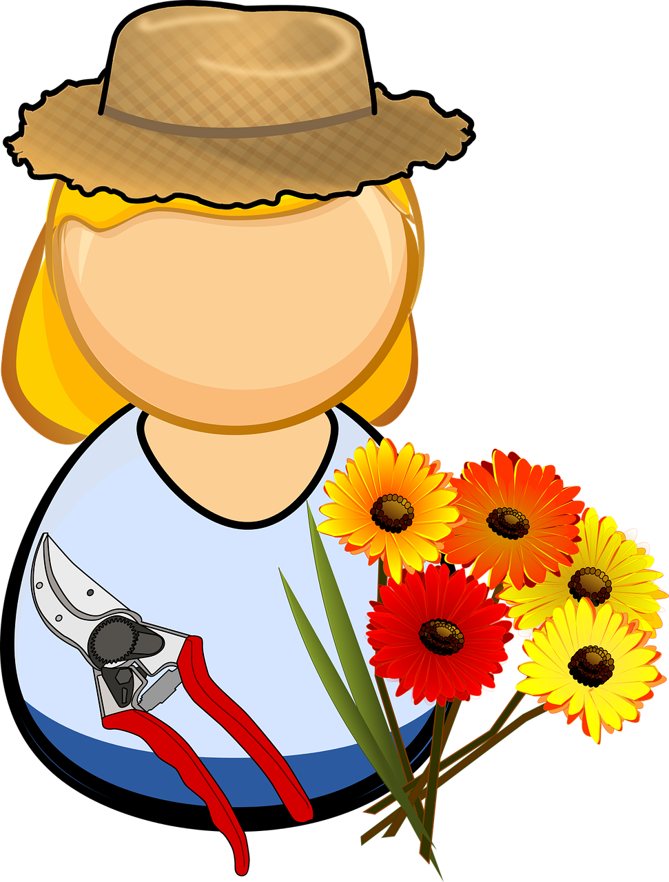 Flower Clip Art - Png Download (971x1280), Png Download