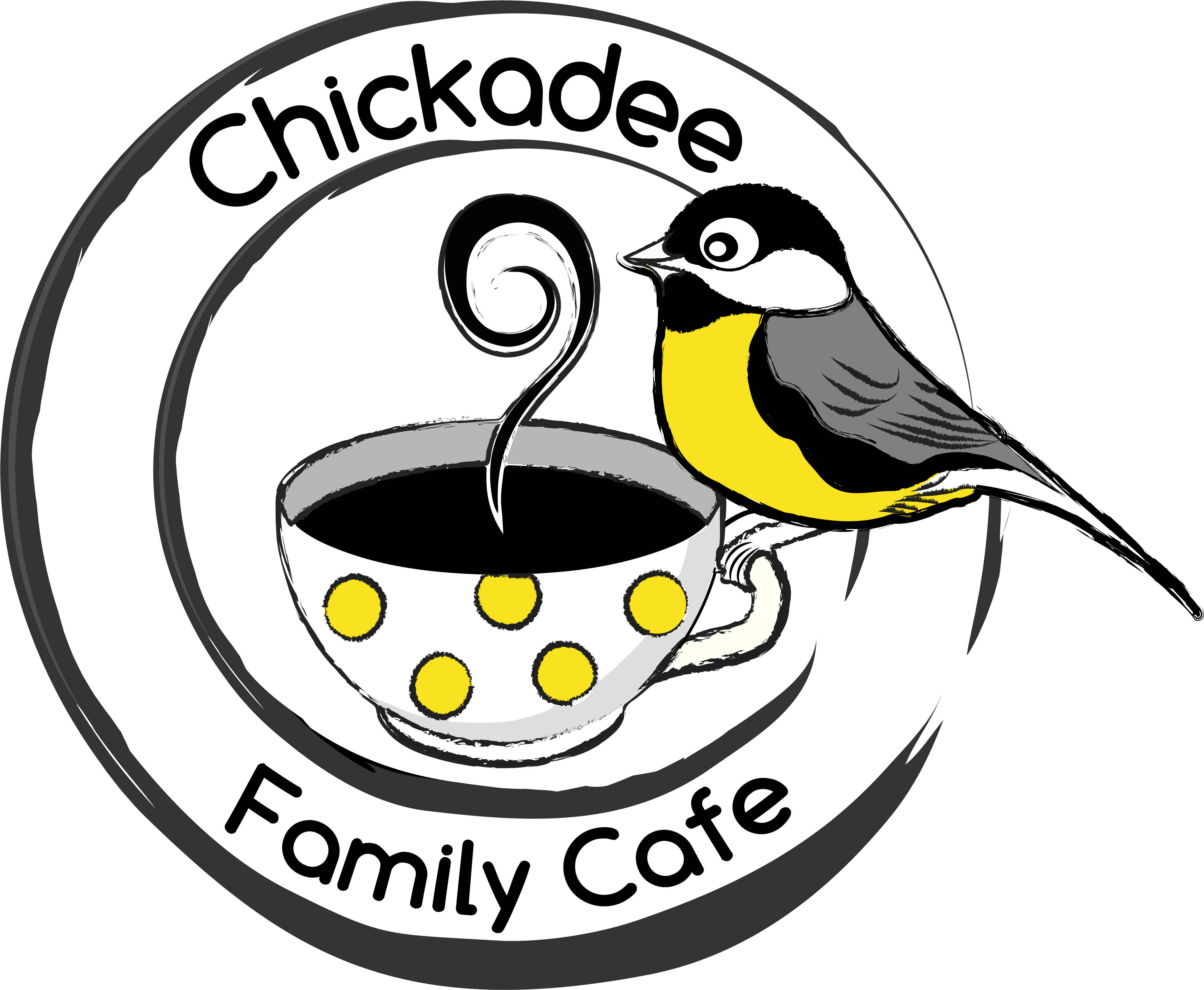 Chickadee Family Cafe Clipart (4413x3918), Png Download