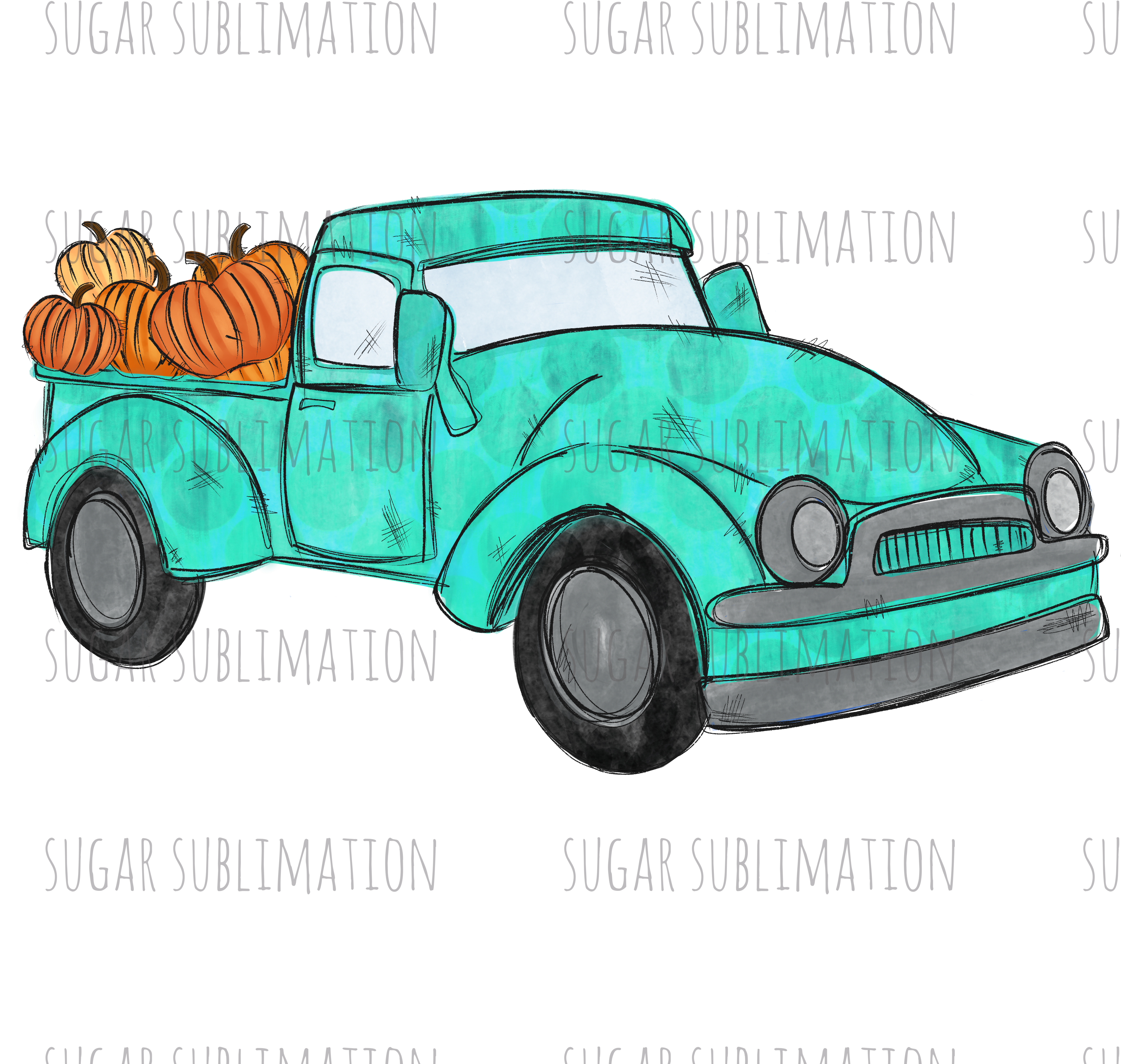 Pickup Truck Clipart (3600x3600), Png Download