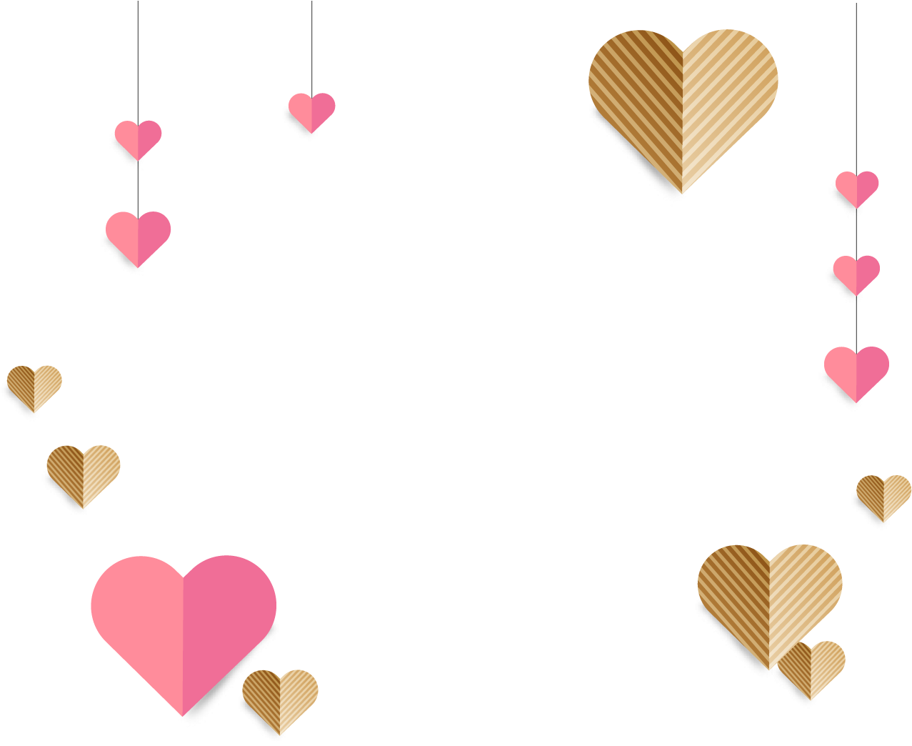 Heart Clipart (2200x1131), Png Download