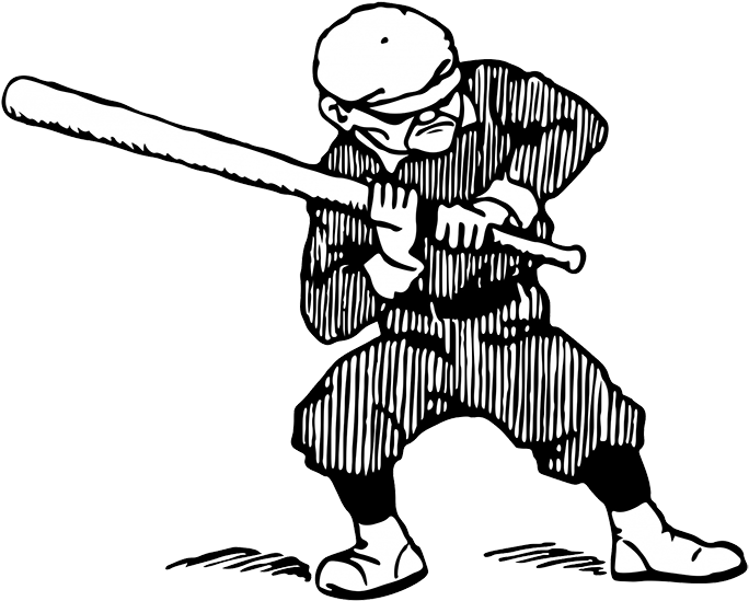 Old Man Baseball Clipart , Png Download - Old Time Baseball Player Clipart Transparent Png (684x549), Png Download