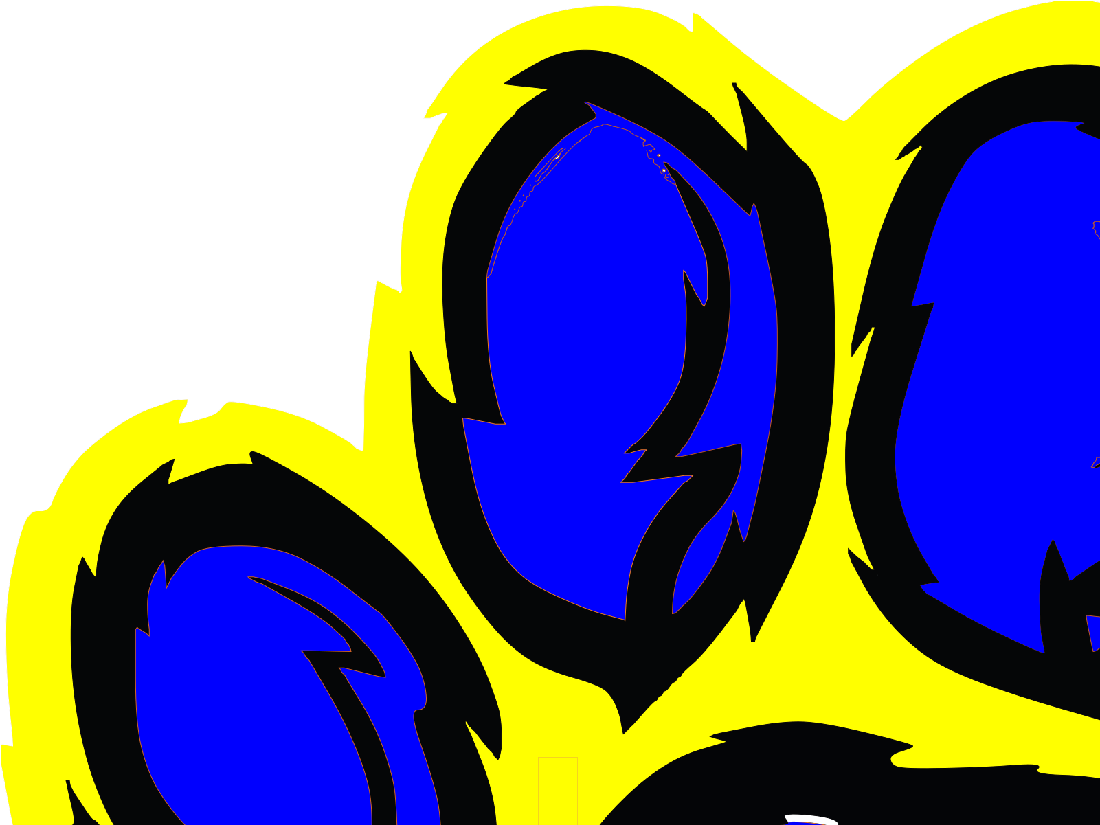 Blue Tiger Paws Clipart - Png Download (1600x1600), Png Download