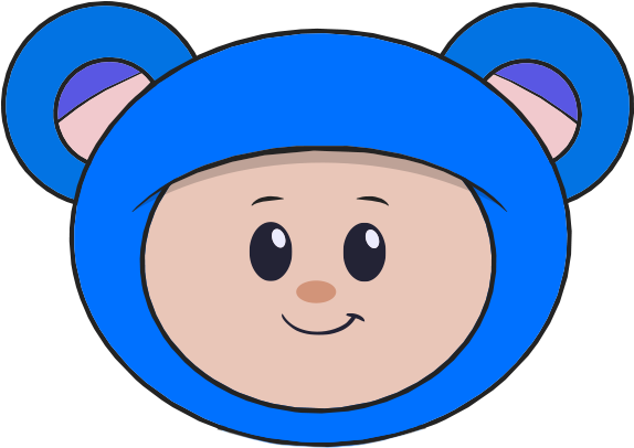 Mother Goose Club Rhymes Messages Sticker-0 - Mother Goose Club Cartoon Head Clipart (618x618), Png Download
