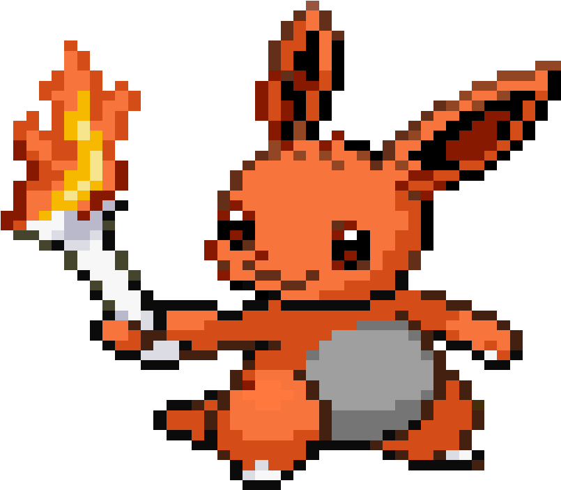 Pokemon Black & White Pikachu Eevee Pokémon Sprite - Eevee Pokemon Pixel Gif Clipart (1000x850), Png Download