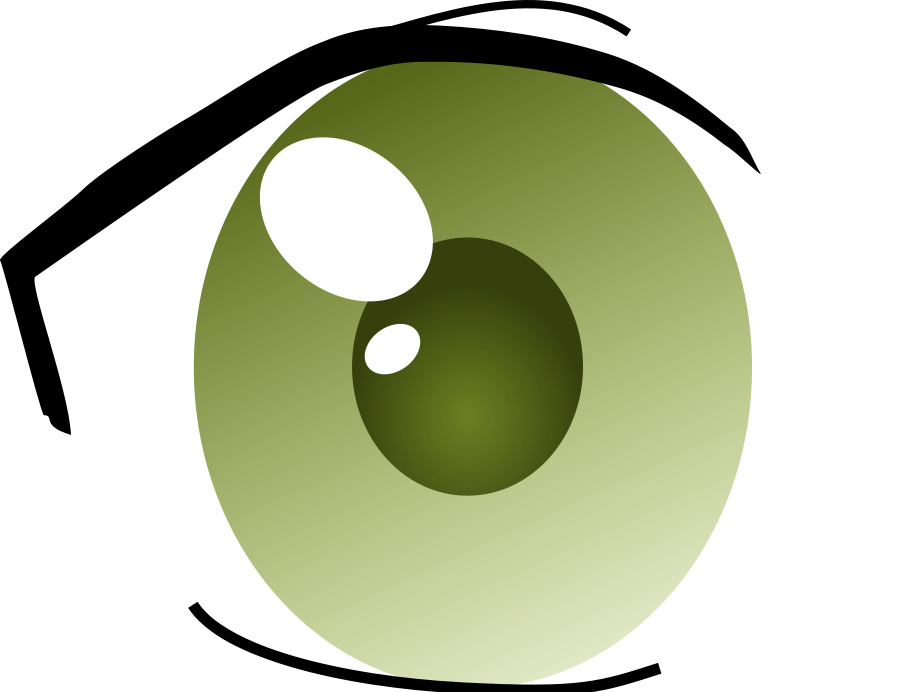 Manga Eyes Medium 600pixel Clipart, Vector Clip Art - Transparent Background Anime Eye Clipart - Png Download (900x692), Png Download