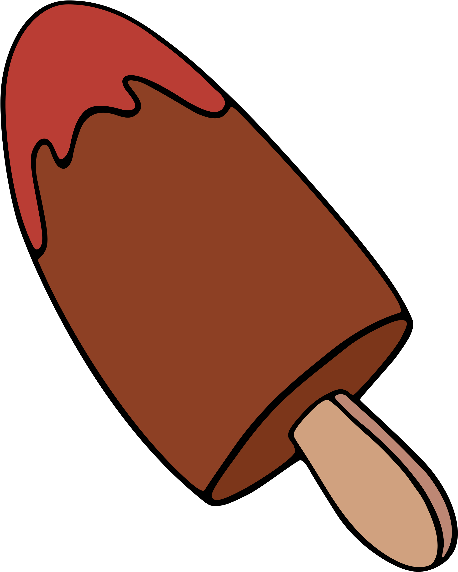 Thumb,food,fish - Ice Cream Clip Art - Png Download (605x750), Png Download