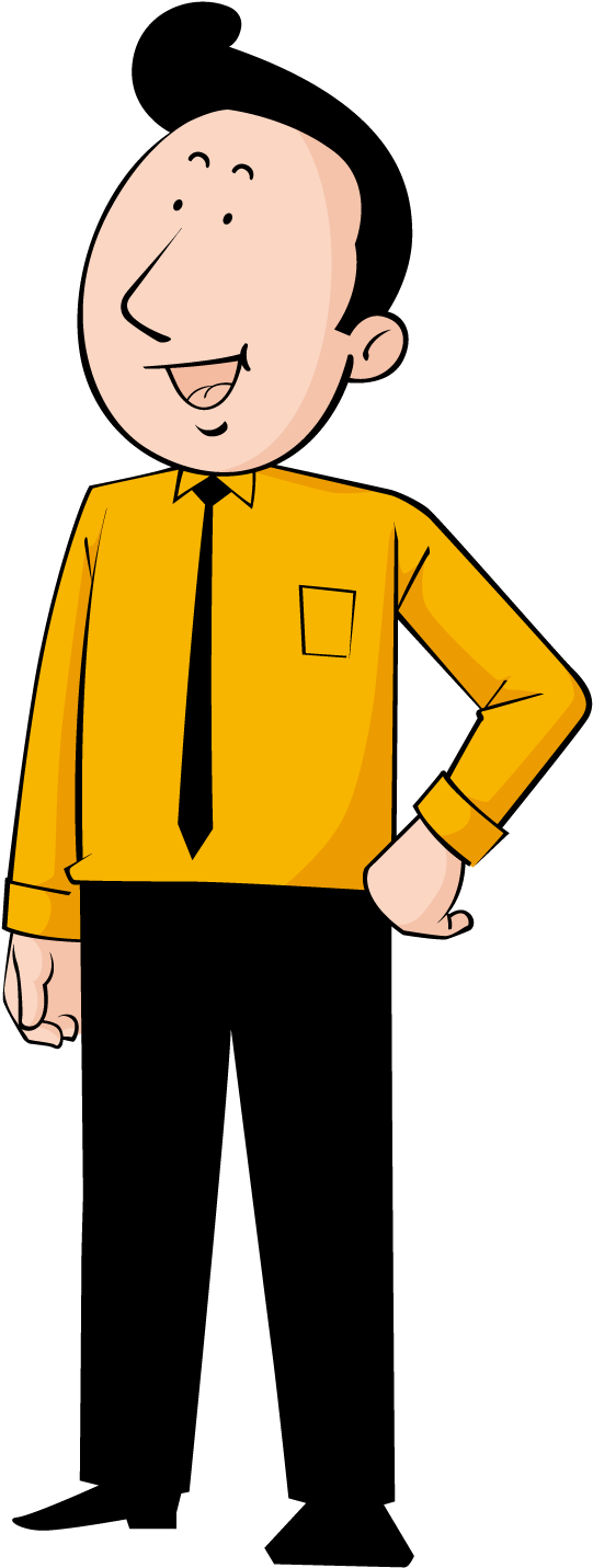 Clipart Person Cartoon Png - Cartoon Person Png Transparent (1500x1500), Png Download