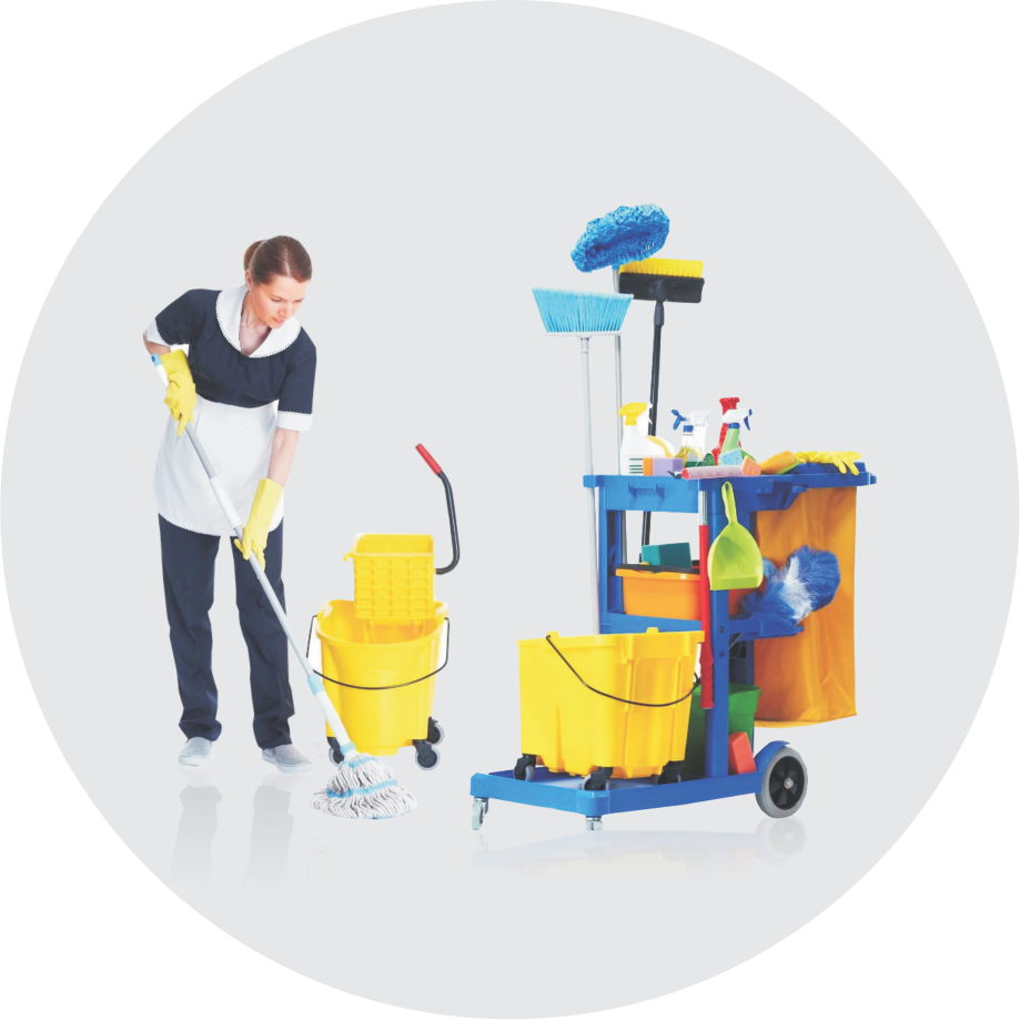 Golden Fingers Cleaning Services - Housekeeping Services In London Clipart (919x919), Png Download