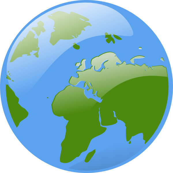 World Map Clipart (600x600), Png Download