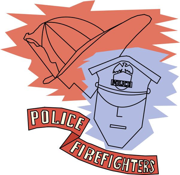 Police And Firefighters - Clip Art - Png Download (600x600), Png Download