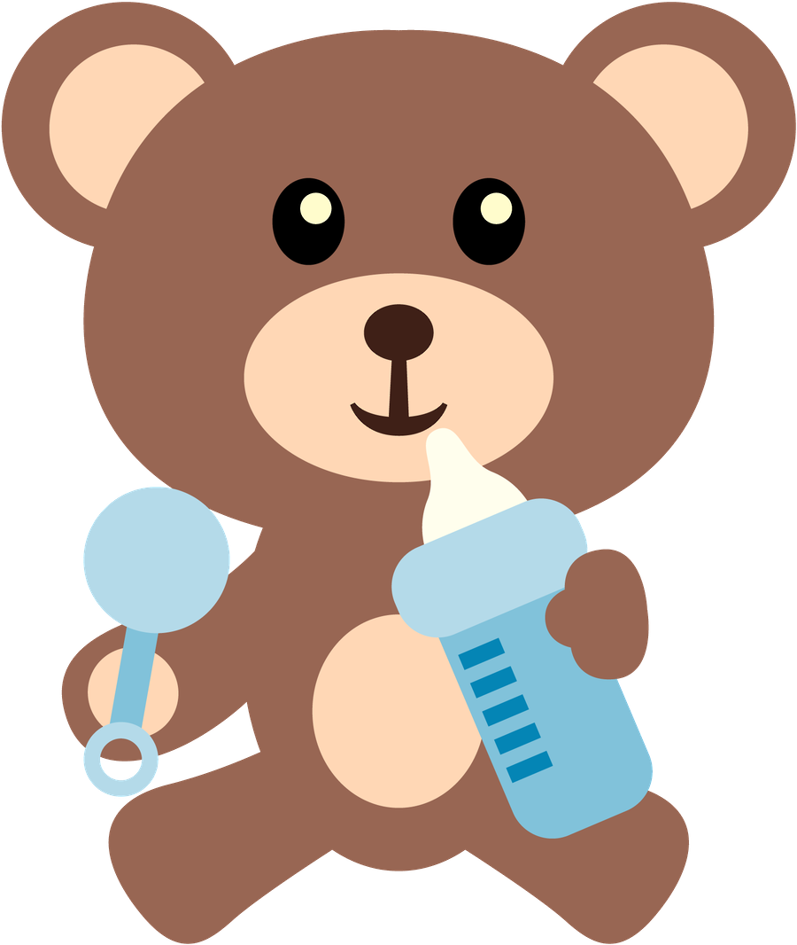 Teddy Bear Vector Png Clipart (900x1066), Png Download