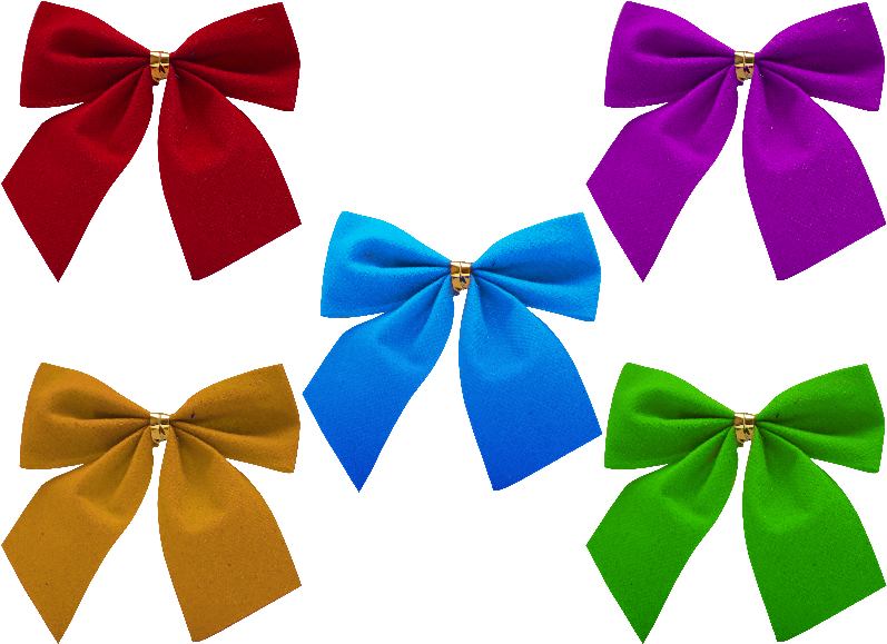 Transparent Bow Clipart - Bows Png (797x579), Png Download