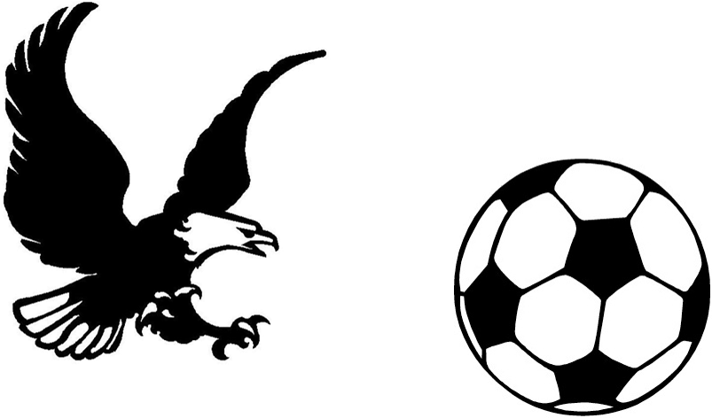 Bald Eagle Youth Soccer - Colouring Images Of Football Clipart (828x483), Png Download