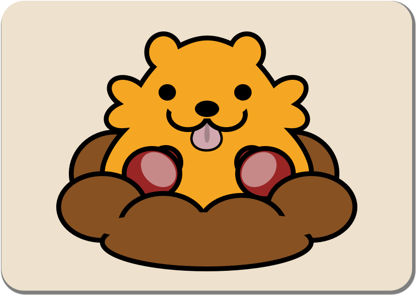 Hamana
he’s A Groundhog Who Appears Behind Folks Who - Cartoon Clipart (959x713), Png Download