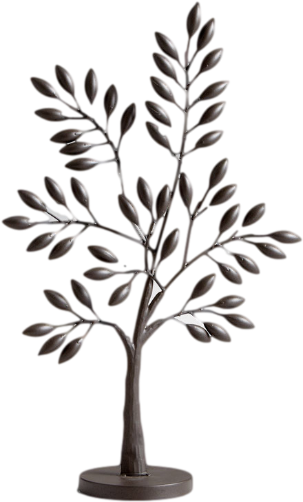 Tree Black And White Clipart Small - Small Tree Black And White - Png Download (440x728), Png Download
