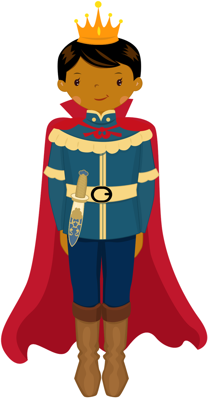 Transparent Precious Moments Clipart Black And White - Imagenes De Un Prinsipe - Png Download (691x1325), Png Download