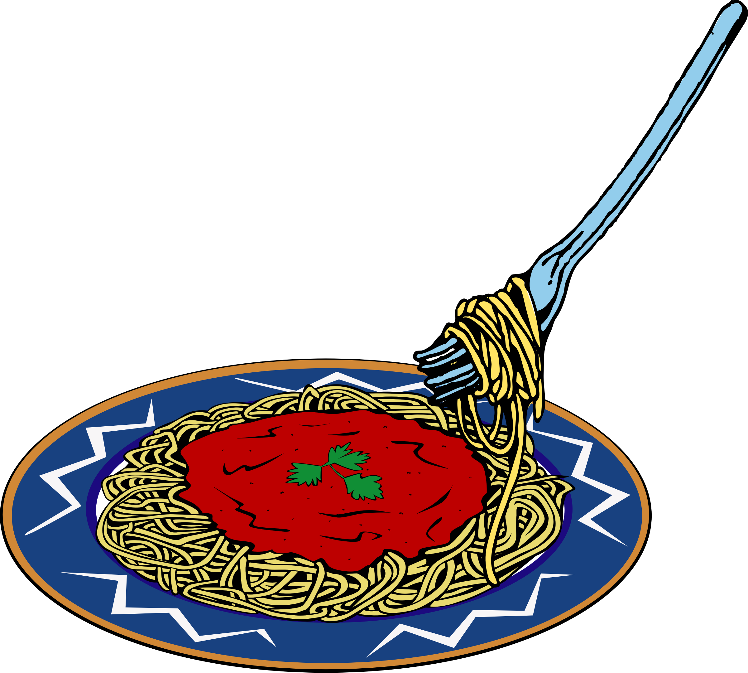 Spaghetti Clipart Png - Dish Clipart Transparent Png (2400x2158), Png Download