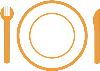 Dinner Svg Clip Arts - Circle - Png Download (1024x1024), Png Download