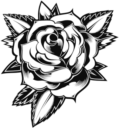 Art Rose Order Monochrome Photography Black And White Roses Tattoo Drawings Transparent Clipart Full Size Clipart Pinclipart
