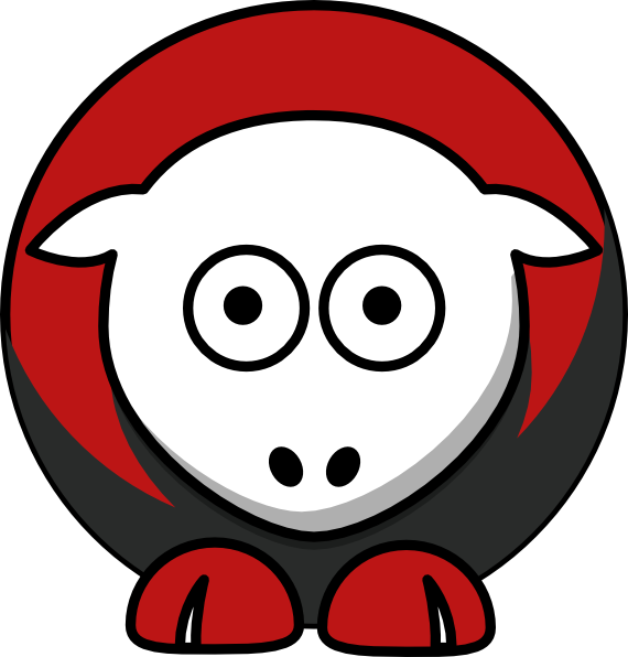 Sheep Radford Highlanders Team Colors College Pig Clip - New Mexico State Football Team - Png Download (570x596), Png Download