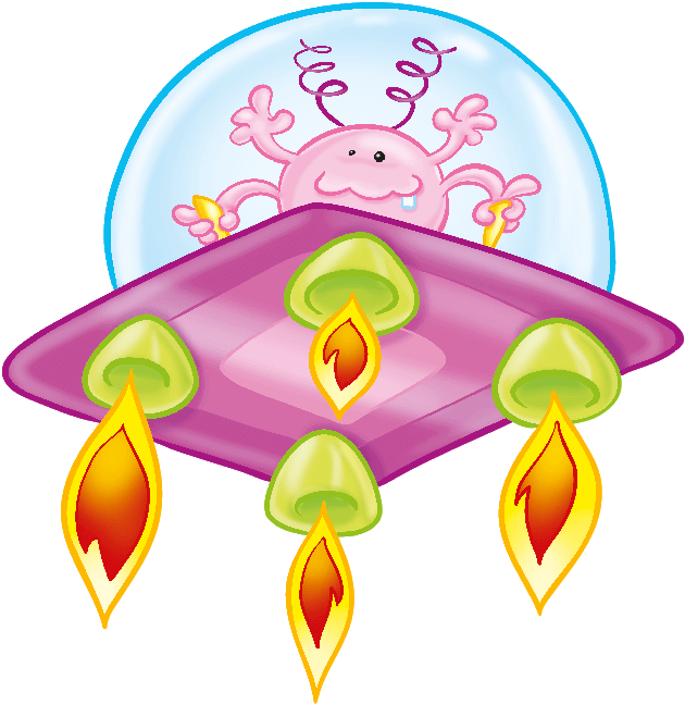 Small Ufo - Sticker Clipart (700x700), Png Download