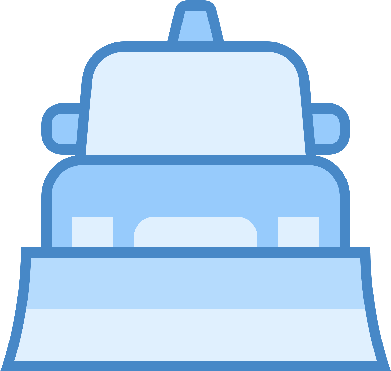 This Icon Depicts A Snow Plow Truck - Icon Clipart (1600x1600), Png Download