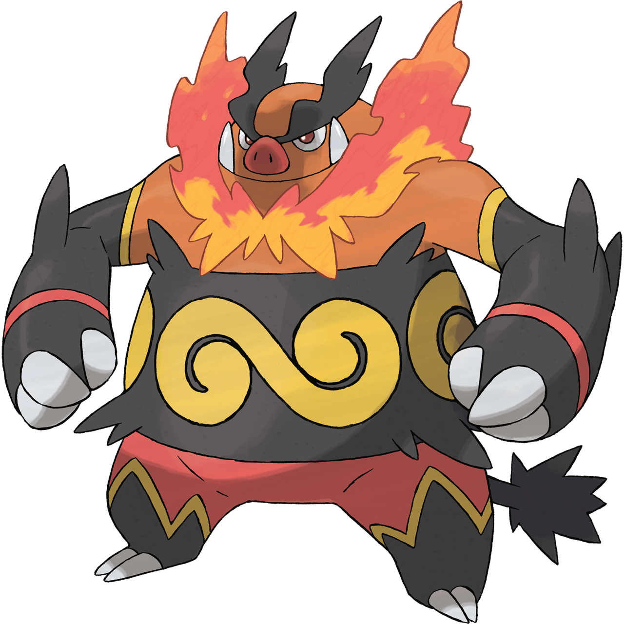 Previous Days - - Pokemon Emboar Clipart (1280x1280), Png Download