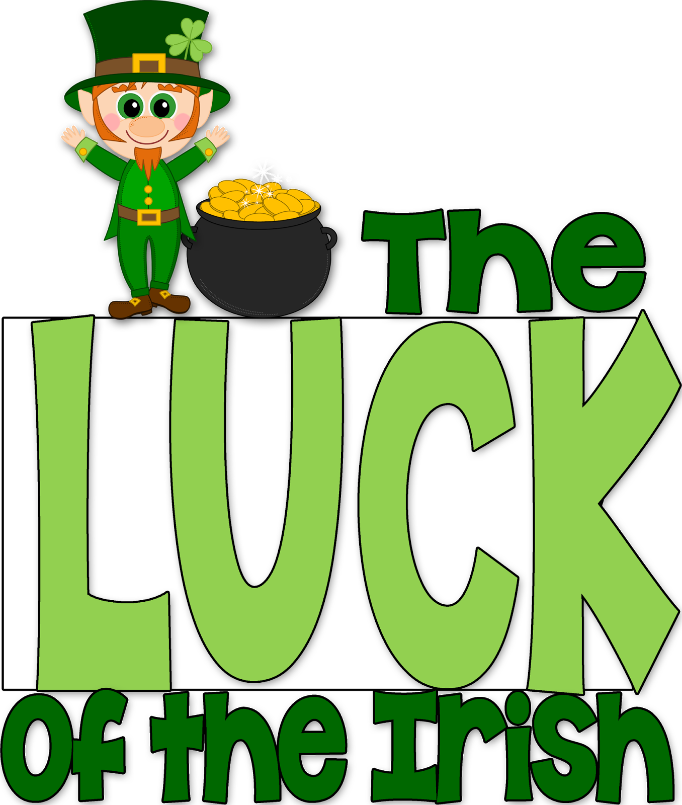 Luck Color Whole Word - Book Clipart (1356x1600), Png Download