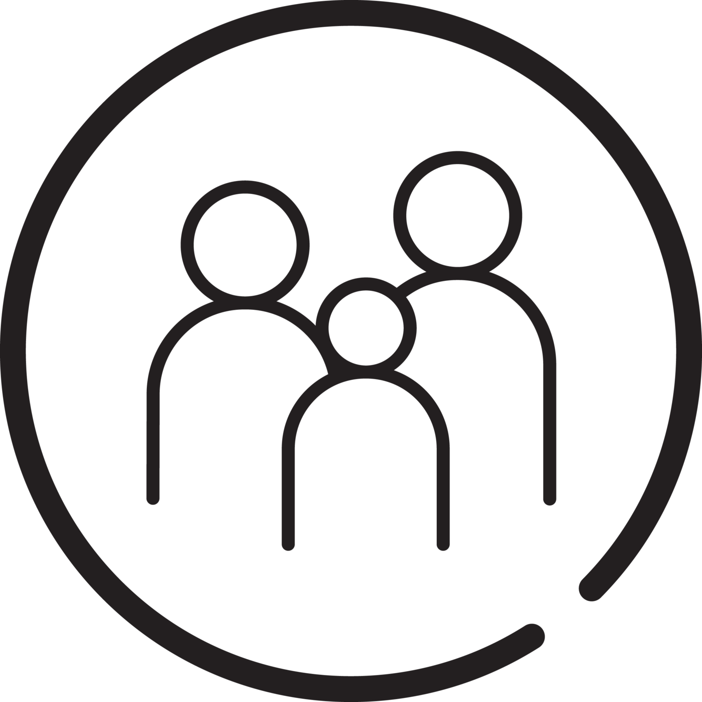 Family Owned - Circle Clipart (1400x1400), Png Download