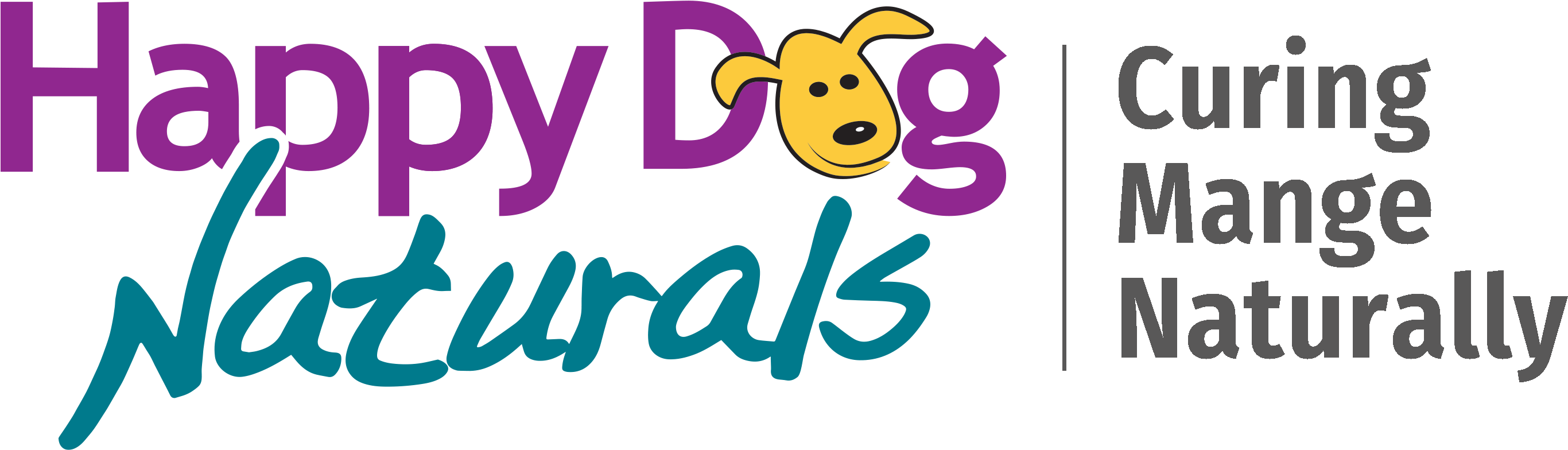 Happy Dog Clipart (2837x787), Png Download