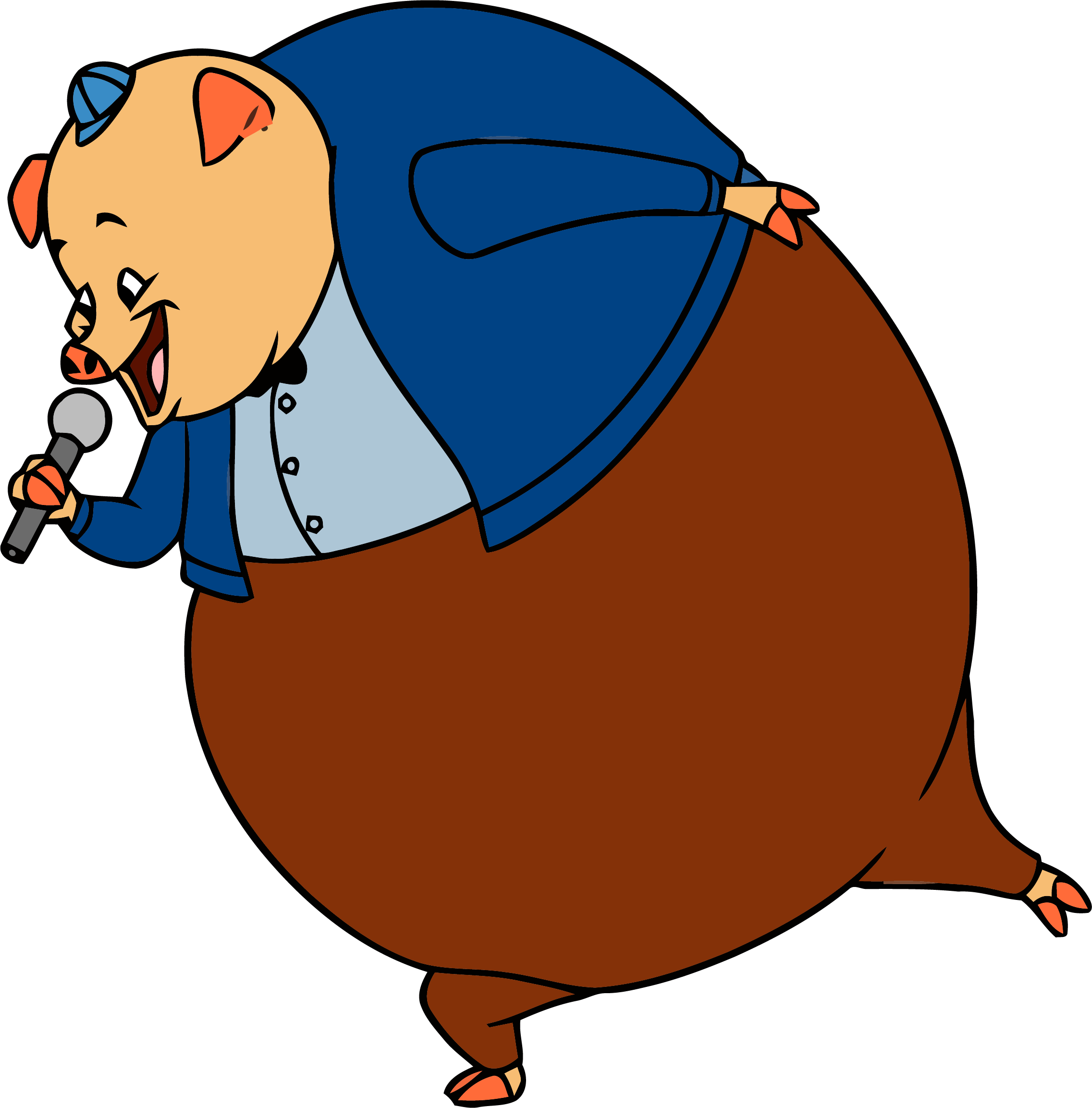 Clipart Chicken Pig - Chicken Little Movie Character Names - Png Download (2273x2306), Png Download