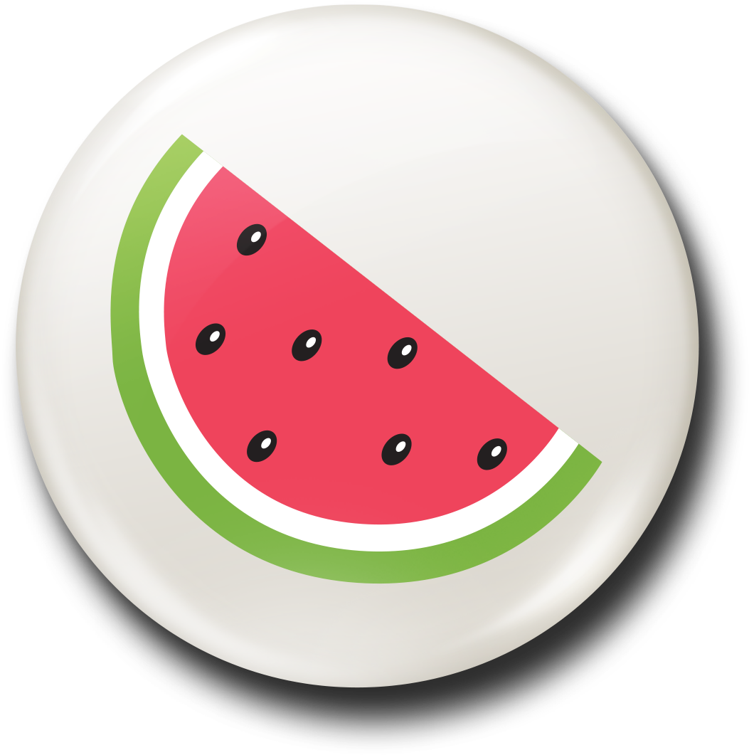 Clip Black And White Download - Watermelon Emoji Hd - Png Download (1200x1200), Png Download
