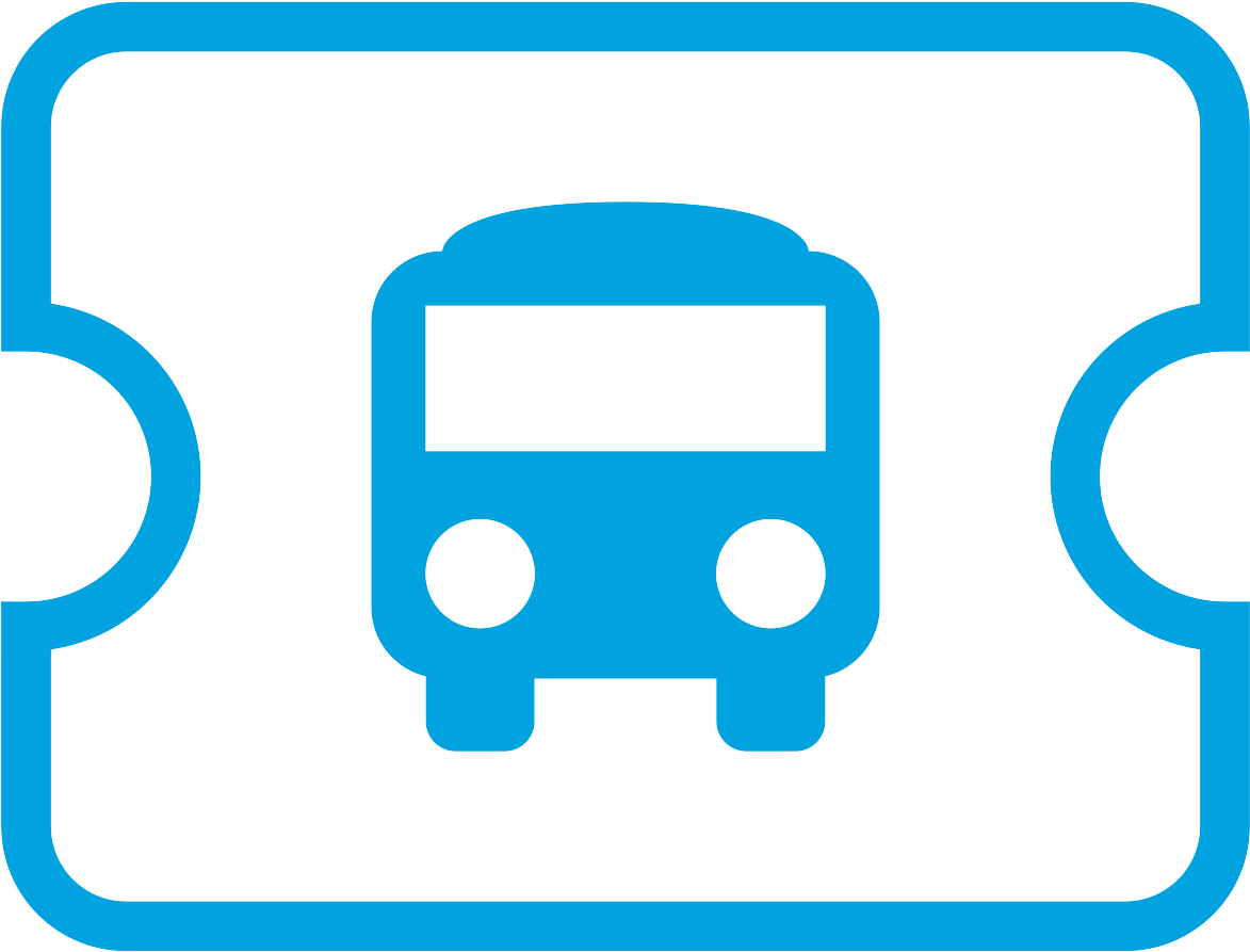 Рисунок билета на автобус