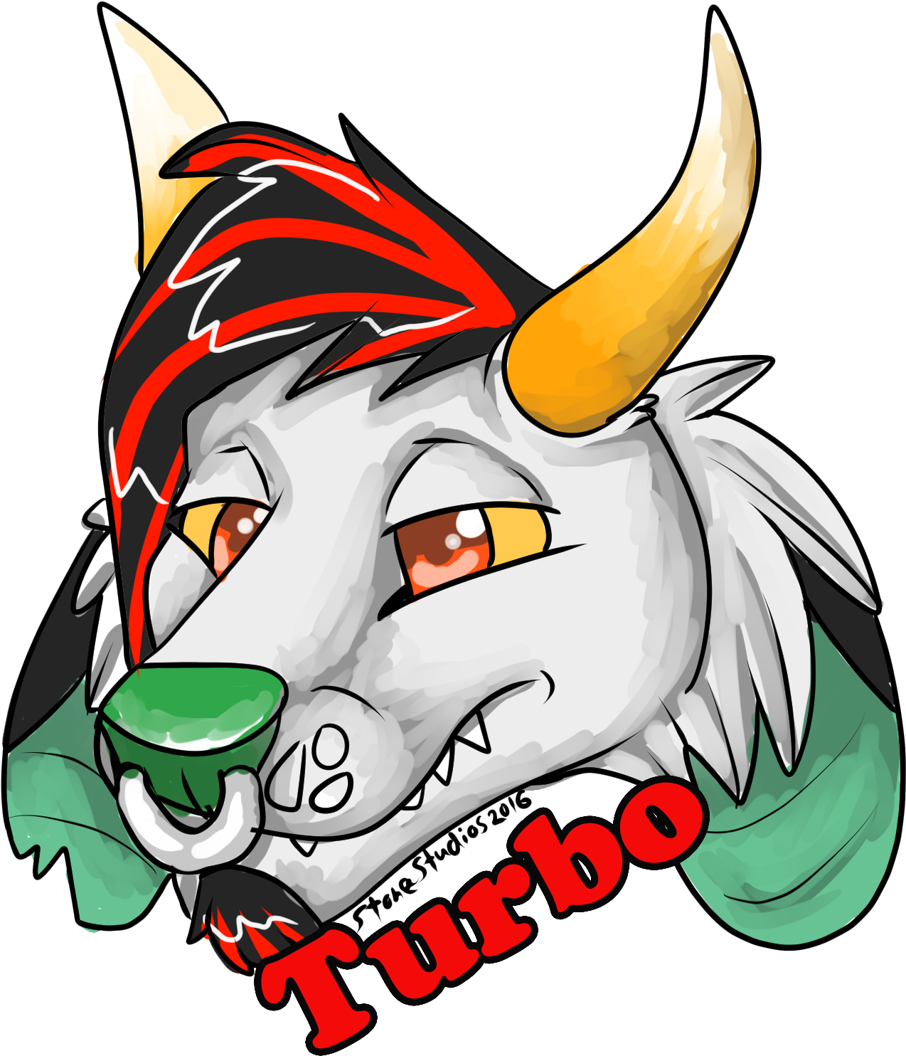 Turbo Cbe Badge - Cartoon Clipart (1832x1976), Png Download