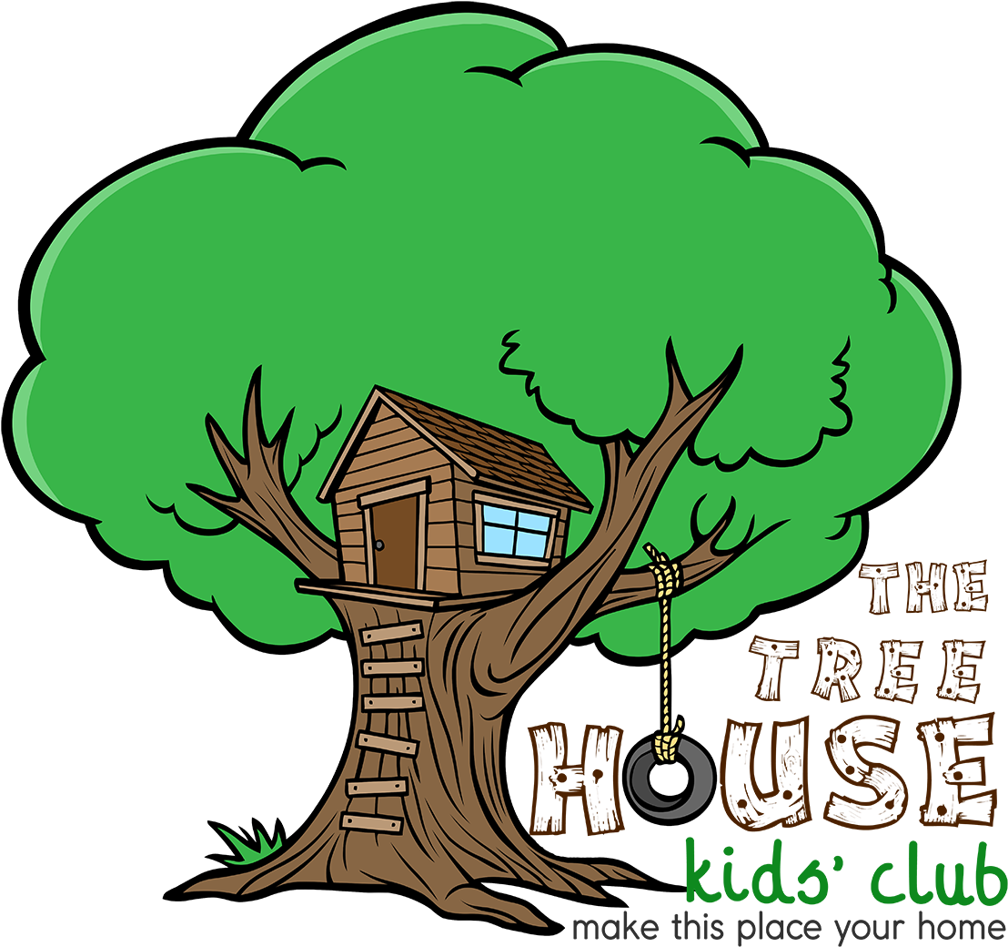 The Treehouse Kids' Club Is A Wednesday After School - Cartoon Tree With Swing Clipart (1200x1074), Png Download
