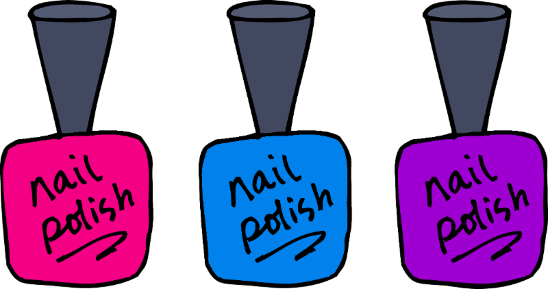 Nail Polish Clipart 8th Grade - Nailpolish Clipart - Png Download (800x422), Png Download