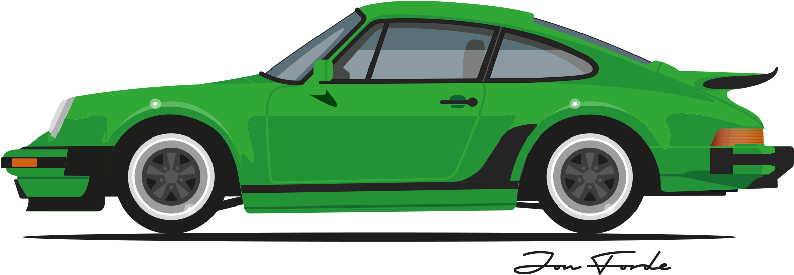 At Getdrawings Com Free Clipart Royalty Free - Porsche Clipart Car - Png Download (1635x1635), Png Download