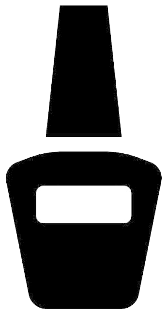 At London School We Take Pride In The Fact That We - Nail Polish Silhouette Png Clipart (508x712), Png Download