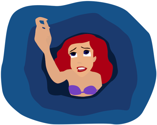 Since Mermaids Don't Have Souls, Ariel Must Spend 300 - Illustration Clipart (800x668), Png Download