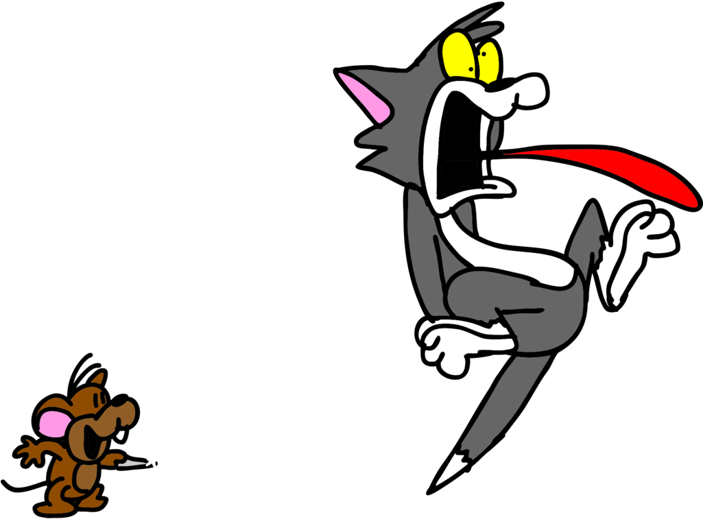 Tom And Jerry, Animation Series, Toms, Tom And Jerry - Minus8 Tom And Jerry Clipart (1024x768), Png Download