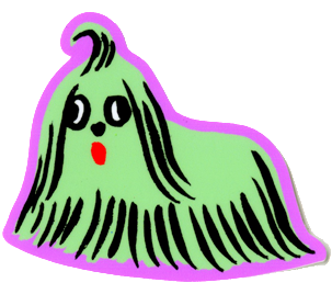 Shih Tzu Dog Sticker - Dog Clipart (600x600), Png Download