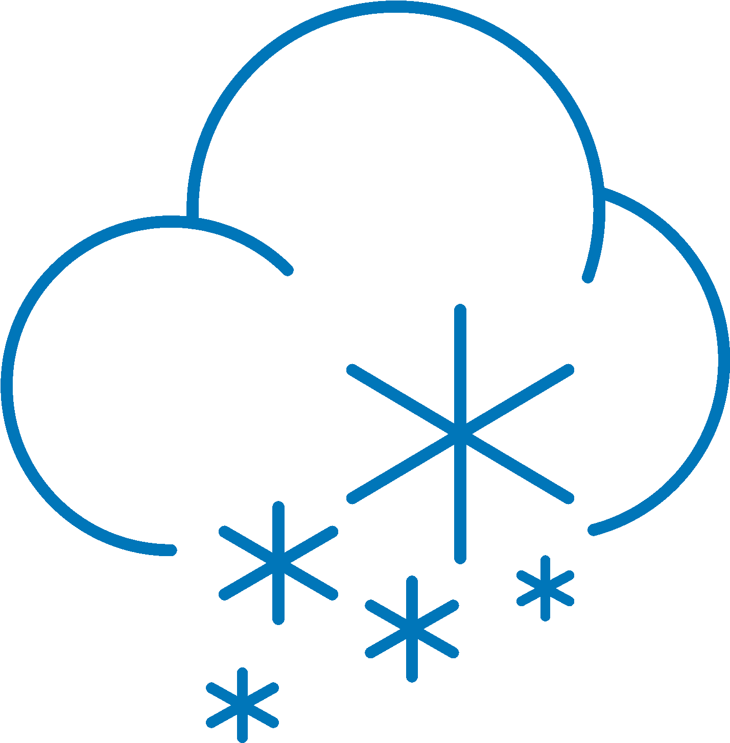 Our Services - Snowflake Simple Clipart (1600x1600), Png Download