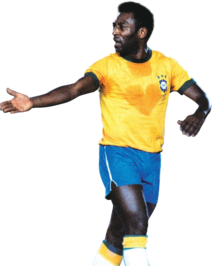 Pel U00e9 Football Render 24615 Footyrenders Graphics - Pele Clipart (734x919), Png Download