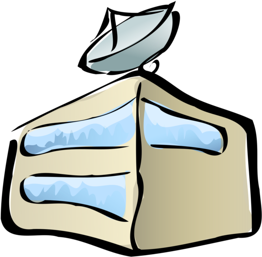 Satellite Hub Clip Art - Satellite Television - Png Download (600x589), Png Download