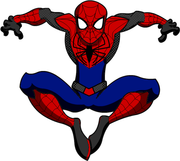 34473838 - Spider Man Nano Suit Clipart (600x550), Png Download