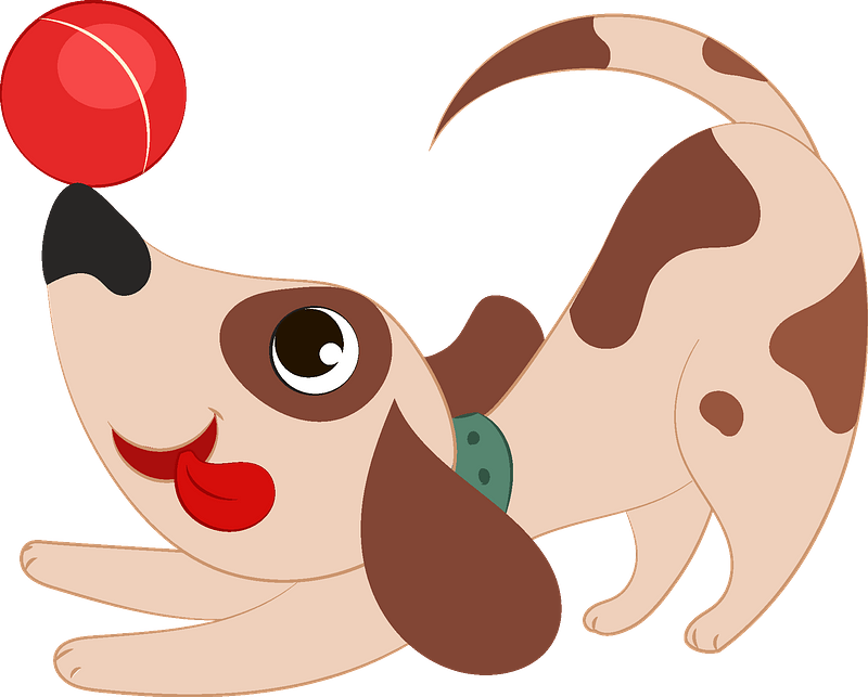 Dog Clipart - Cartoon - Png Download (800x643), Png Download