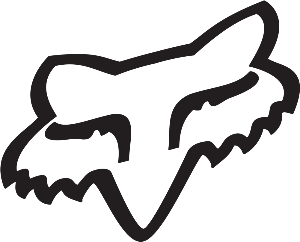 Fox Racing Logo Png - Fox Dirt Bike Logo Clipart (1000x1000), Png Download
