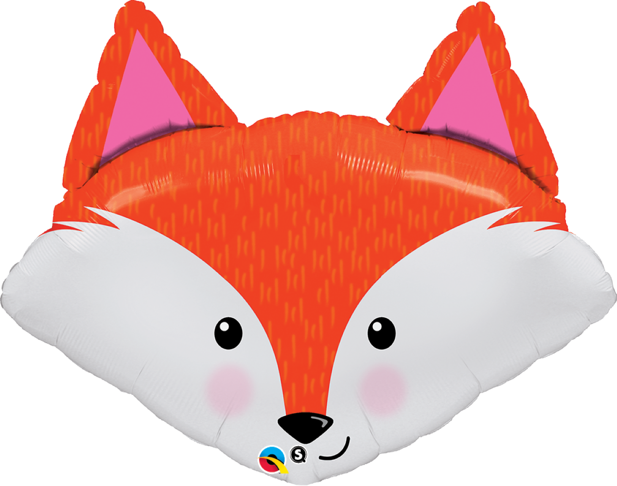 Transparent Cute Woodland Creatures Clipart - Fox Head Balloons - Png Download (1269x1000), Png Download