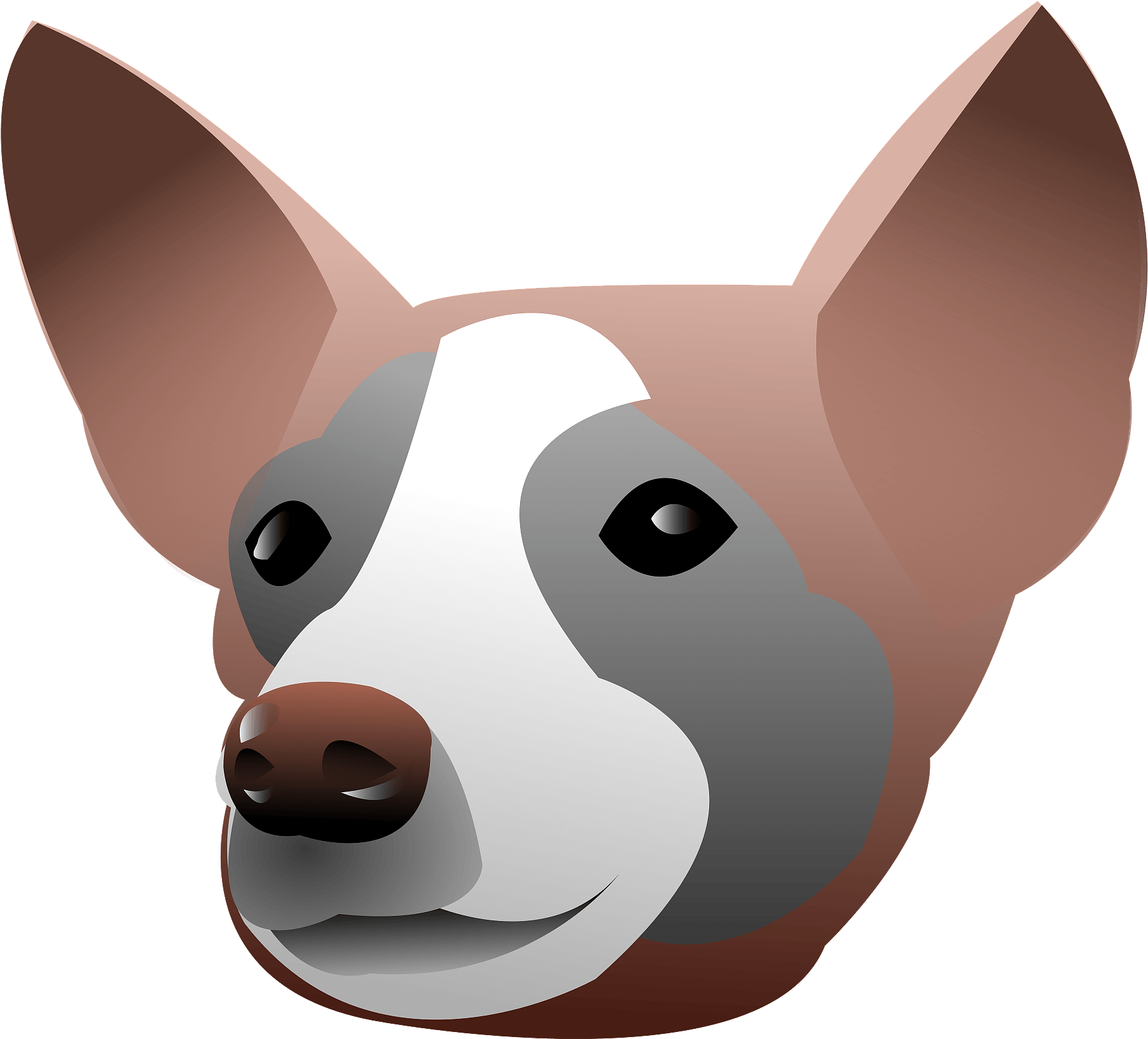 Dog Head Clip Art - Png Download (1920x1748), Png Download